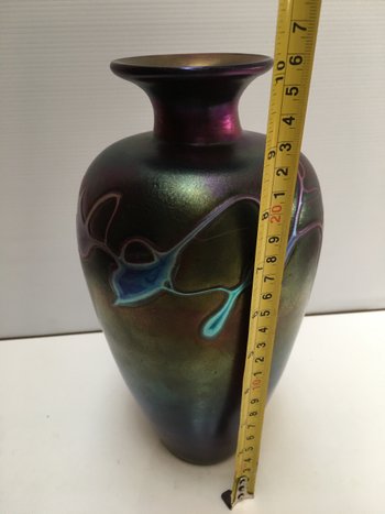 R. HILD ART KLAN vase circa 1920 (LOETZ)