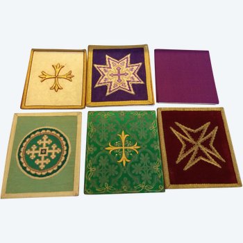 6 bourses de corporal 