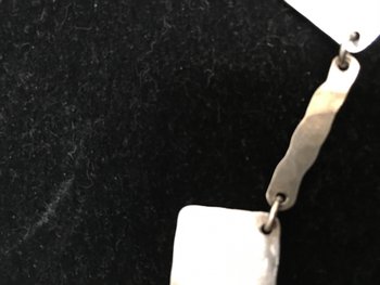COLLIER ARGENT MASSIF ART DÉCO
