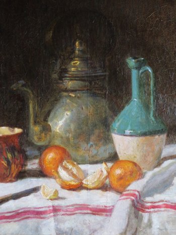 Stilleben signiert H. Fontaine.