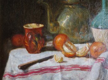 Stilleben signiert H. Fontaine.