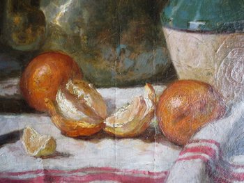 Stilleben signiert H. Fontaine.