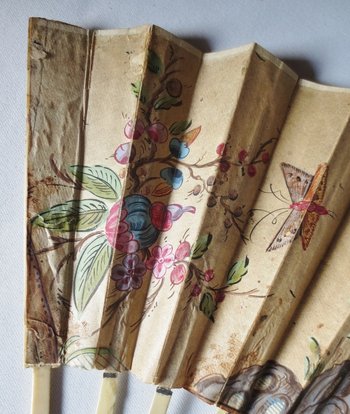 Mid 18th century fan.
