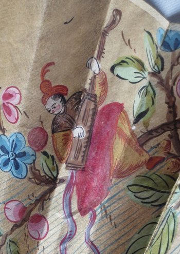 Mid 18th century fan.