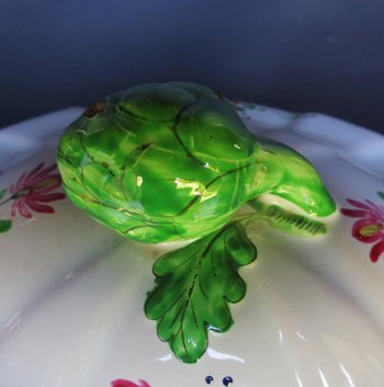 Terrine En Faïence De l' Est, Fin Du XVIIIe Siècle.