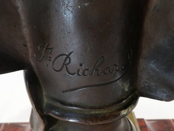 Felix Pierre RICHARD "ESPERANCE" Bronzo del XIX secolo
