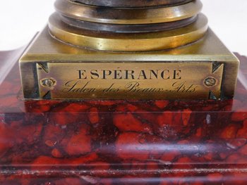 Felix Pierre RICHARD "ESPERANCE" Bronzo del XIX secolo