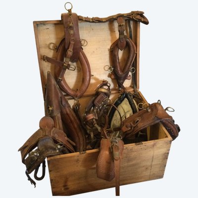 Caisse de maîtrises de bourrelier 