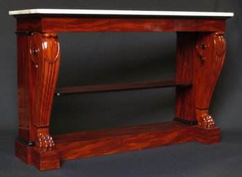 Console Faisant Desserte, époque Empire.