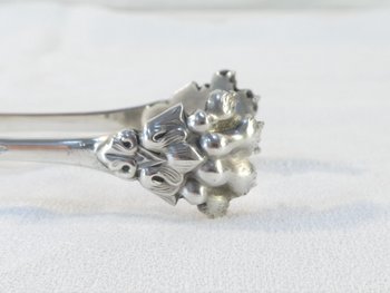 Sugar tongs in STERLING SILVER, 19th century, goldsmith Paul MASSAT