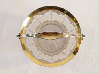 Ice bucket / Glacons in silver and vermeil LONDON 1864 VICTORIAN period
