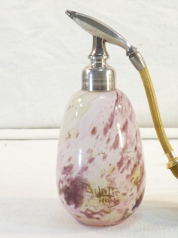 Parfümzerstäuber DELATTE NANCY aus Glas Marmoreen ART DECO