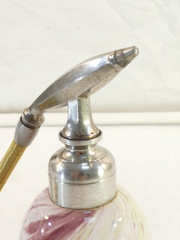 Parfümzerstäuber DELATTE NANCY aus Glas Marmoreen ART DECO