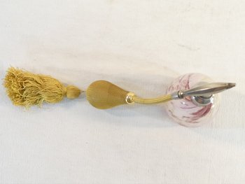 Parfümzerstäuber DELATTE NANCY aus Glas Marmoreen ART DECO