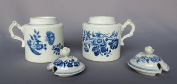 Porcelain From Caughley 18th Century.