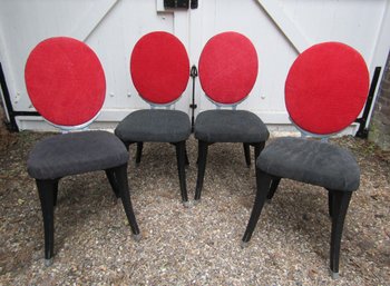 Set of Four Medallion Chairs