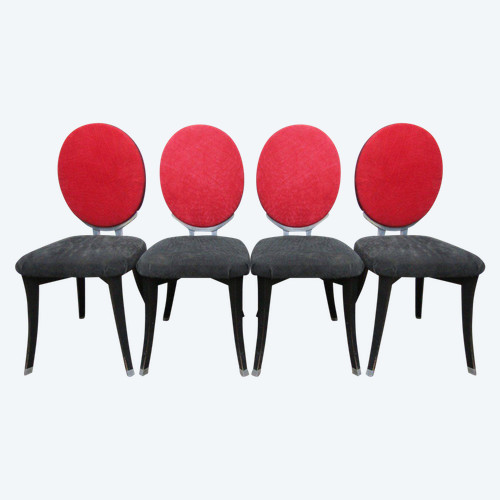 Set of Four Medallion Chairs