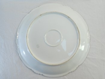 Pair Of Limoges Porcelain Plates "Mandavy De Mavaleix" Decorated With Roses