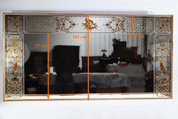 Important Brewery Mirror - 1930
