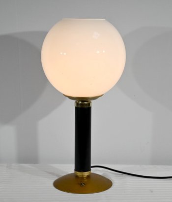 Lampada da tavolo in metallo e ottone - 1950