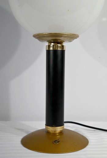 Lampada da tavolo in metallo e ottone - 1950