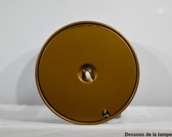 Lampada da tavolo in metallo e ottone - 1950