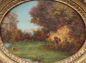 Jean Marcel POUSSART - Paesaggio bucolico
