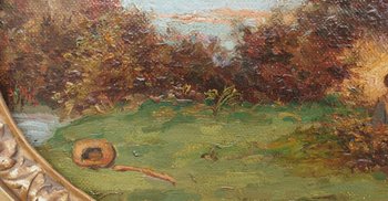 Jean Marcel POUSSART - Paesaggio bucolico
