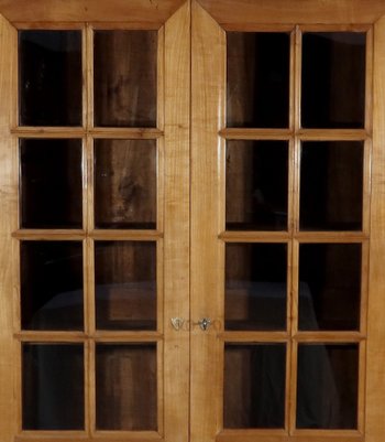 Armoire-Bibliothèque en Merisier Massif – fin XIXe