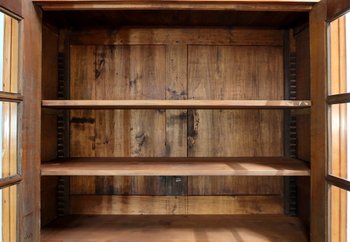 Armoire-Bibliothèque en Merisier Massif – fin XIXe