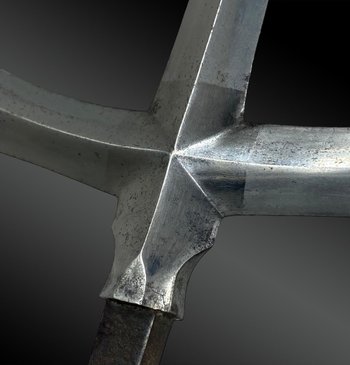 Japanese spear point, Yari, Jyu-Monji type - Edo period (1603-1868)