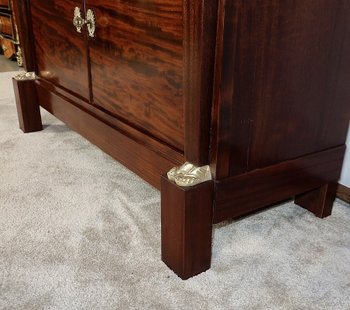 Mahogany small sideboard, Directoire, Return from Egypt - End of XIXth century