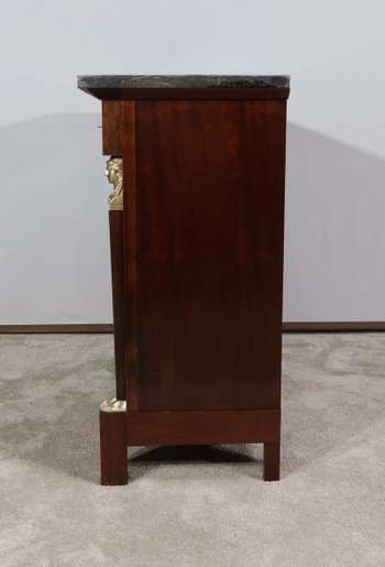 Mahogany small sideboard, Directoire, Return from Egypt - End of XIXth century