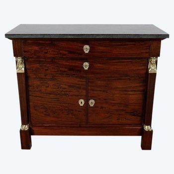 Mahogany small sideboard, Directoire, Return from Egypt - End of XIXth century
