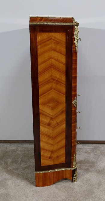 Segretario in legno pregiato, periodo Napoleone III - metà del XIX secolo