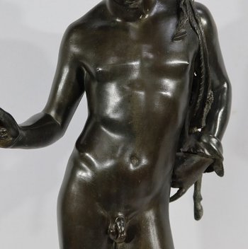 Importante "Narciso" in bronzo di M. Amodio - Fine XIX secolo