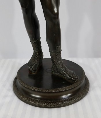 Importante "Narciso" in bronzo di M. Amodio - Fine XIX secolo