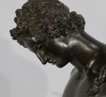 Importante "Narciso" in bronzo di M. Amodio - Fine XIX secolo