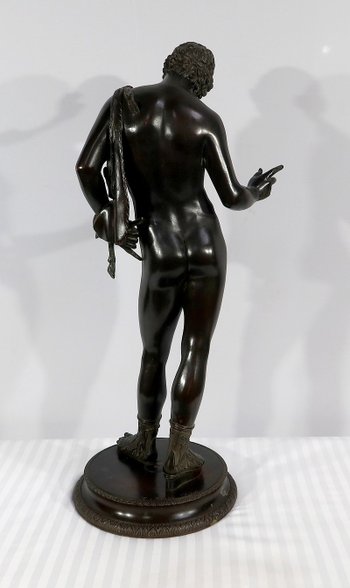 Importante "Narciso" in bronzo di M. Amodio - Fine XIX secolo