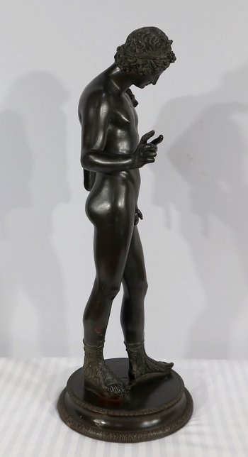 Importante "Narciso" in bronzo di M. Amodio - Fine XIX secolo