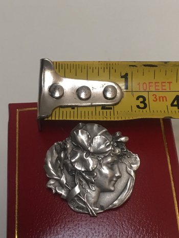Sterling Silber ART NEW Brosche