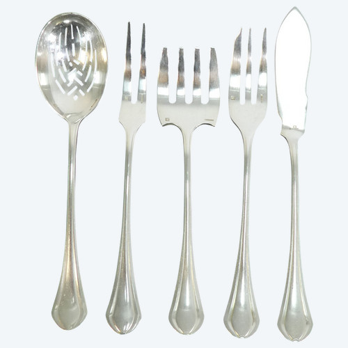 CHRISTOFLE silver plated cutlery PRINTANIA model