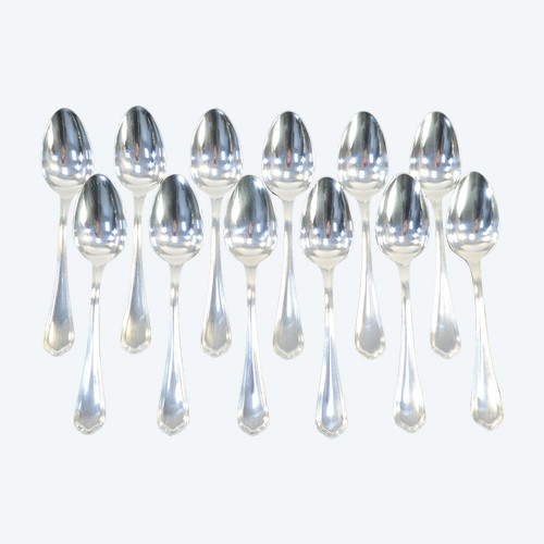 12 large spoons CHRISTOFLE model SPATOURS