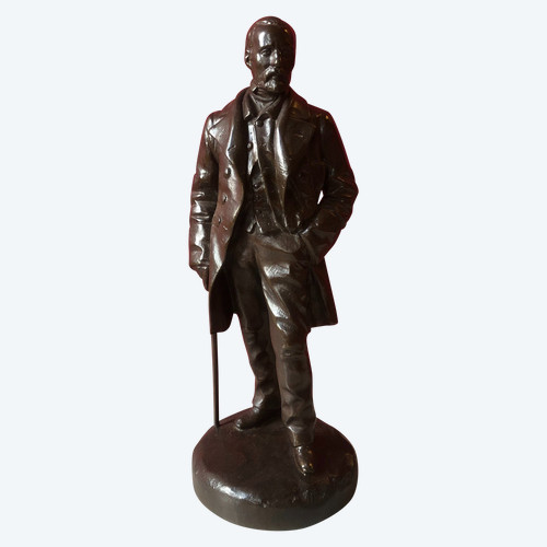Elegant with a cane, circa 1870
