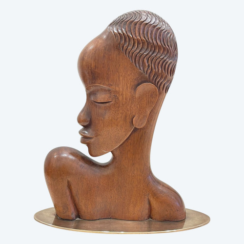 Karl Hagenauer - Scultura in legno di donna africana