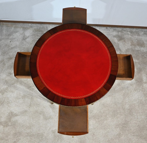 Table Bouillotte en Acajou, Louis XVI – XVIIIe