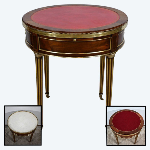Table Bouillotte en Acajou, Louis XVI – XVIIIe
