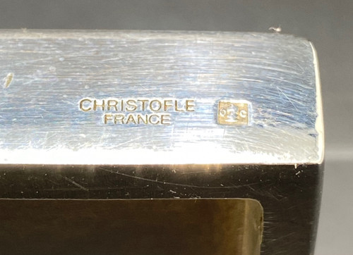 SILVER PLATED BRONZE POCKET BOX CHRISTOPHE