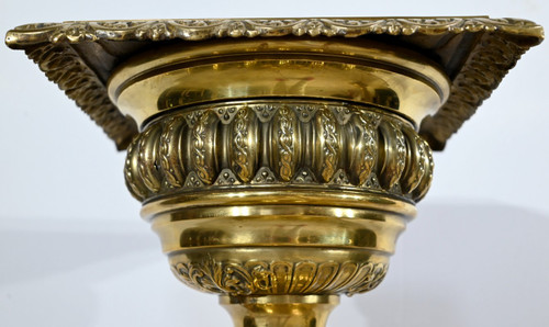Coppia di foderi in ottone, gusto Luigi XVI, periodo Napoleone III - metà del XIX secolo