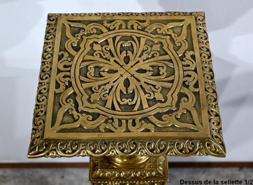 Coppia di foderi in ottone, gusto Luigi XVI, periodo Napoleone III - metà del XIX secolo